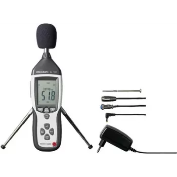 Voltcraft SL-451 skaņas līmeņa mērītājs, trokšņu mērītājs 31.5 Hz - 8 kHz (SL-451)