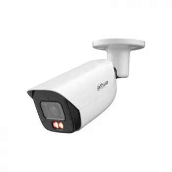 Bullet IP kamera DAHUA IPC-HFW3649E-AS-IL — 6 MP CMOS, 3288×1850, PoE, DC, griestu/sienas stiprinājums, balta