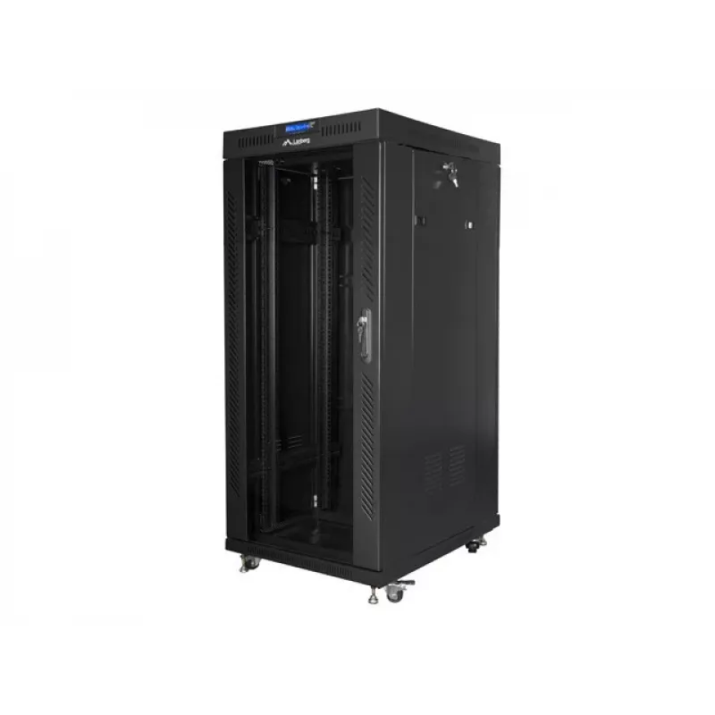 Brīvi stāvošs skapis Lanberg FF01-8822-12BL 22U Melns 800 kg