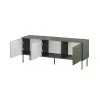 Cama RTV 3D TRESSE Skapis 150x40x55 matēts zaļš