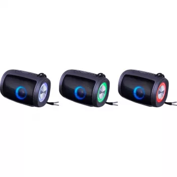 Pārnēsājams Bluetooth skaļrunis DEFENDER Ejoy S200 TWS 2.0, 5W, Bluetooth 5.3, LED, 10 h akumulators, iebūvēts mikrofons