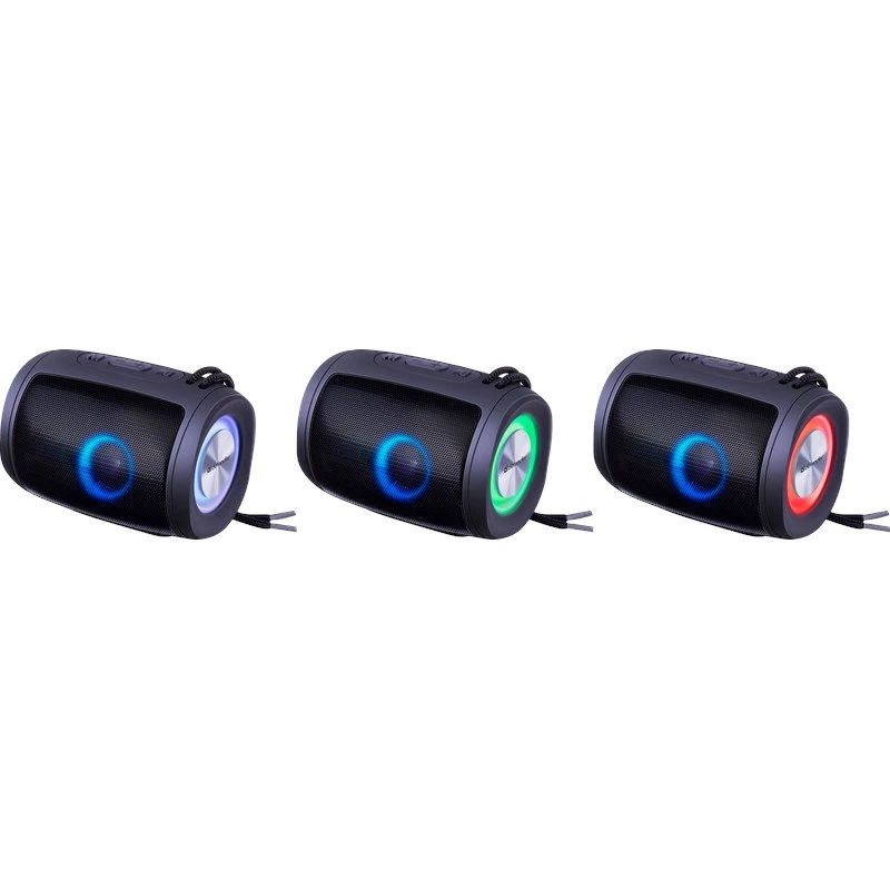 Pārnēsājams Bluetooth skaļrunis DEFENDER Ejoy S200 TWS 2.0, 5W, Bluetooth 5.3, LED, 10 h akumulators, iebūvēts mikrofons