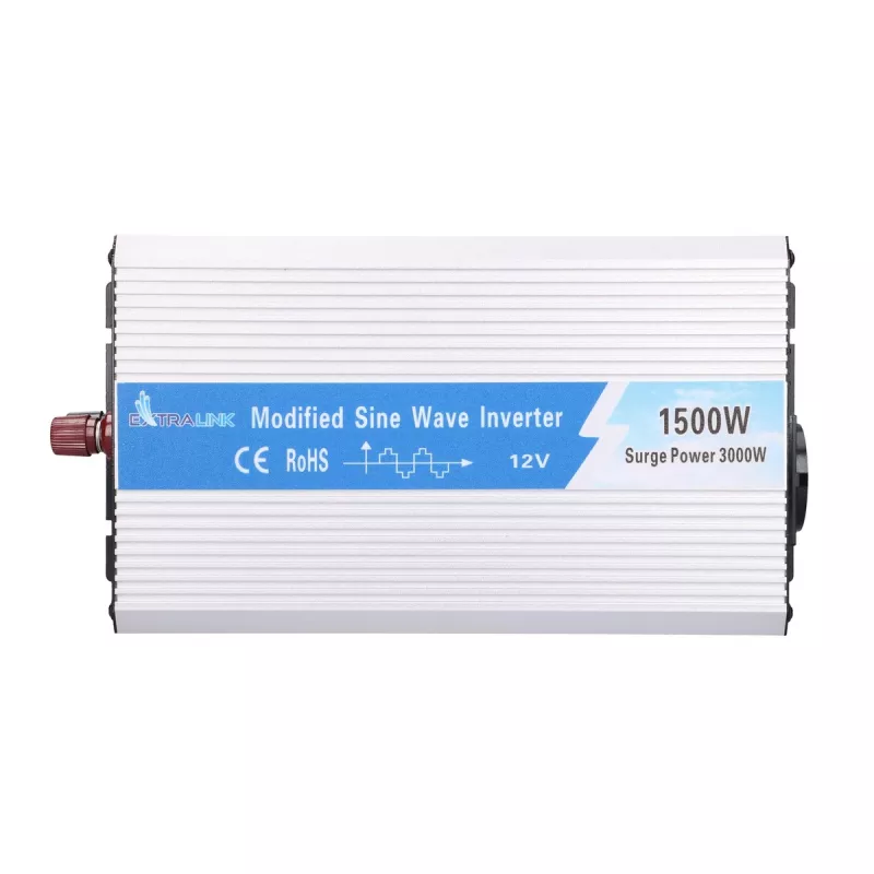 Extralink Sprieguma pārveidotājs 12V - 230V, 1500W, modificēts sinuss OPIM-1500W