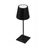Galda LED lampa ESPERANZA ELD119K Melna — 3W, 4000K, 200 lm, USB-C, 2400 mAh baterija, 400 mm augstums