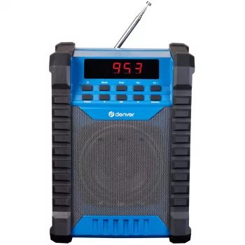 FM raidītājs Denver WRB-60 Bluetooth, zils/pelēks