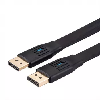 VALUE DisplayPort kabelis v1.4 DP-DP plakanais ST/ST 1m