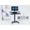 Maclean MC-835 Pārnēsājams rakstāmgalds ar elektrisko augstuma regulēšanu 72-122 cm, max 37 kg, vadības panelis, sēdus-stāvus darba stacija