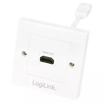 LogiLink AH0014 HDMI kabelis, HDMI Type A (Standarta), Balts