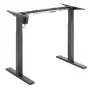 Ergo Office ER-433 elektriski regulējams galda rāmis, pelēks, max 123 cm, 80 kg - bez galda virsmas, stāvus/sēdus darbam