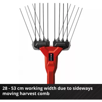 Einhell GE-FS 18/53 Li-Solo bezvadu olīvu/augļu koku kratītājs, melns/sarkans, 530mm, 182cm