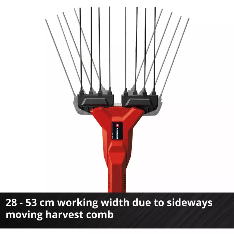 Einhell GE-FS 18/53 Li-Solo bezvadu olīvu/augļu koku kratītājs, melns/sarkans, 530mm, 182cm
