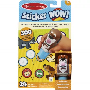 Spinmaster MAC STW StckrWowActivityPadStDog GML — Aktivitatīvā uzlīmju spēles paliktnis ar uzlīmēm