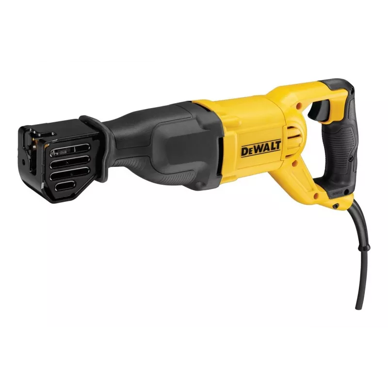 DeWALT DWE305PK-QS zobenzāģis, 1100 W, gājiens 29 mm, maks. 2800 gājieni/min, zāģēšanas dziļums koksnē 280 mm, 3,5 kg, melns/dzeltens