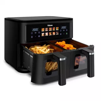 Gaisa fritieris Tristar FR-9075 Double 9 L, 2500 W, skārienjutīga vadība, LCD, melns, 60 °C min