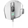 Spēļu peles komplekts Logitech G G502 X ar G240 cieto spēļu peļu paliktni — labā roka, optiskais 25600 DPI, USB Type-A, 13 pogas, balts