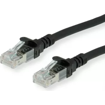 ROLINE - Patch-Cable - RJ-45 (vīrietis) uz RJ-45 (vīrietis) - 2 m - UTP - CAT 6a - Bez halogēna, Liets, Daudzdzīslu - Melns (21.15.2752)