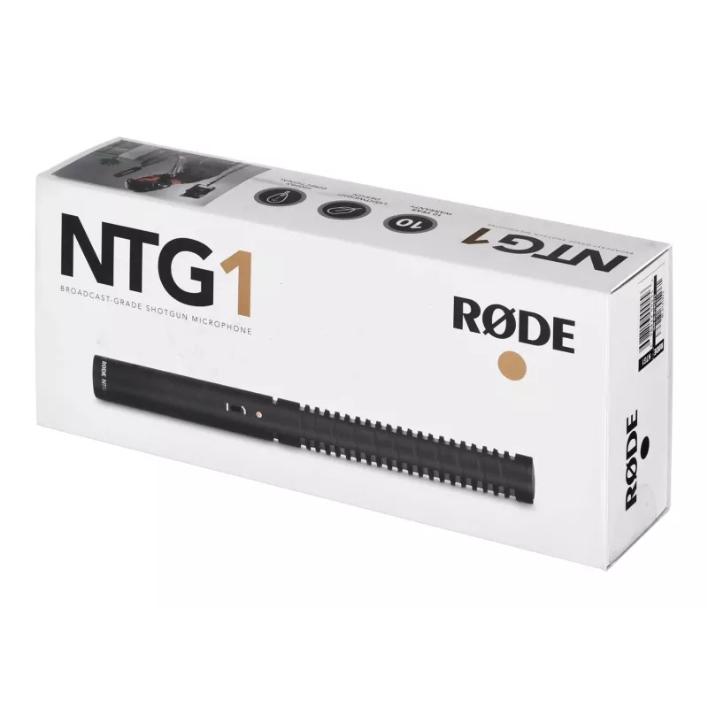 RØDE NTG1 mikrofons Melns Digitālās videokameras mikrofons