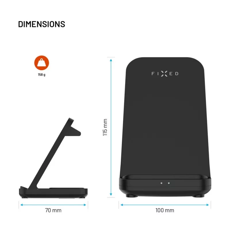 Pārnēsājama enerģijas stacija FIXED FIXPOS-U-BK 300W 60000mAh