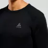 Odlo BL TOP apkakles garkrekls ACTIVE WARM ECO vīriešu T-krekls, M izmērs, melns