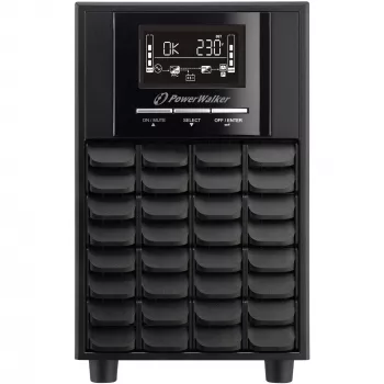 PowerWalker VI 1100 CW līnijas interaktīvais nepārtrauktās barošanas avots (UPS) 1100 VA (1,1 kVA), 770 W, 7 Ah, RS-232, USB, melns
