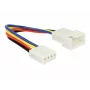 Iekšējais strāvas kabelis DeLOCK 85360 0.1 m 4-pin PWM