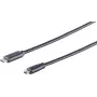 USB kabelis S/CONN 77144-1.8 1.8m USB C uz Mini-USB B melns