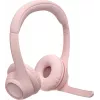 Logitech 981-001412 bezvadu austiņas/headset Galvas saite Birojs/Zvanu centrs Bluetooth Roza
