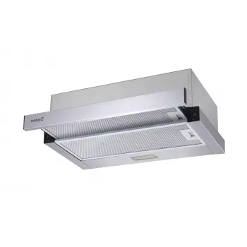 CATA TFB-5160 X teleskopiskais tvaika nosūcējs, 59.5 cm, 300 m³/h, mehāniskā vadība, CSLED, nerūsējošais tērauds