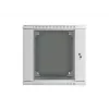 Divsekciju sienas skapis 19 inch 12U 600x600 pelēks LANBERG (plakanā iepakojumā)