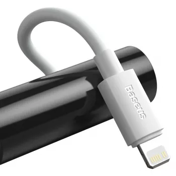 Baseus Simple Wisdom Datu Kabeļu Komplekts USB-C uz Lightning PD 20W (2 gab./Komplekts) 1,5m Balts