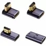 HDMI Type A uz HDMI Type A kabeļa adapteris 4smarts 541489, Pelēks, 4 gab., 40 g