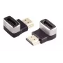 HDMI dzimuma mainītājs MicroConnect HDM19F19MA2-8K Melns, zeltīts, 90° leņķis