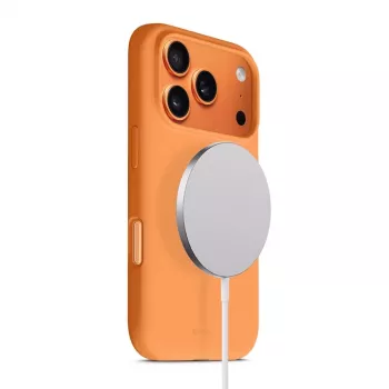 Aizsargmaciņš Crong ar MagSafe iPhone 17 Pro — oranžs