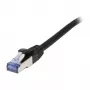 Savienojuma kabelis RJ45 - CAT6A 500MHz - 5m - melns - S-STP(S/FTP) - AWG26 - LSZH - Synergy 21