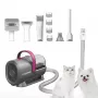 PETKIT DT5-EU Kombinētais putekļsūcējs un kažoka griezējs kaķiem un suņiem, melns/violets