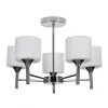 Klasiskā lustra piekaramā griestu lampa Activejet MIRA Chrome 5xE27 dzīvojamai istabai