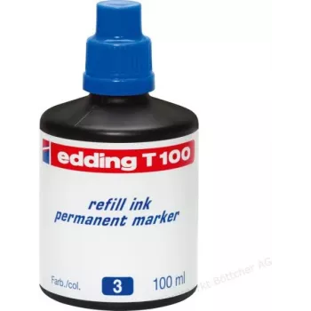 Tintes kasetne Edding T-100 Original Blue 100 ml