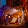 LED vītne Twinkly TWD200STP-TEU daudzkrāsaina iekštelpām, 5 cm solis, IP20, caurspīdīgs kabelis