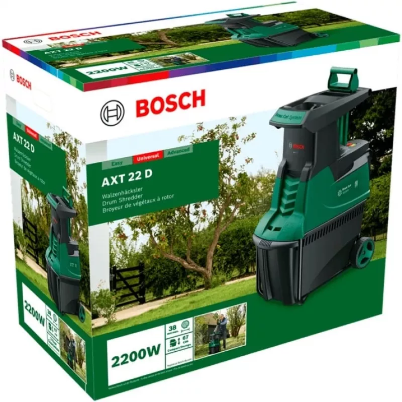 Kluss smalcinātājs AXT 22 D, griešanas rullis Green/black, 2200 W