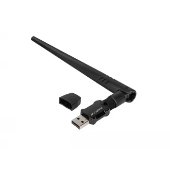 Lanberg NC-0900-WIE USB 2.0 bezvadu tīkla karte AX900 ar ārējo antenu