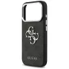 GUESS | Hardcase 4G | Aizmugures vāciņš | iPhone 17 Pro Max | Apple | Ekoloģiskā āda/PC/Plastmasa/TPU | Melns