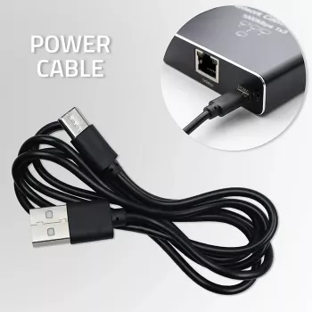 Mini Ethernet slēdzis QOLTEC 52293 1x4 RJ45, 1 ieeja 4 izejas, nepārvaldāms tīkla sadalītājs