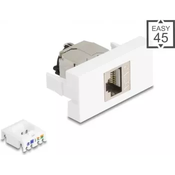 Modulārais savienotājs DELOCK 90905 RJ45 Cat.6A STP — ekranēts RJ45 spraudnis Cat6A kabeļiem
