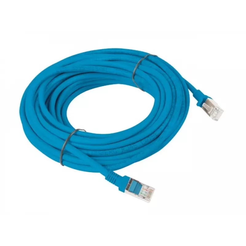 Lanberg Patchcord UTP Cat.5e 10m Zils PCU5-10CC-1000-B
