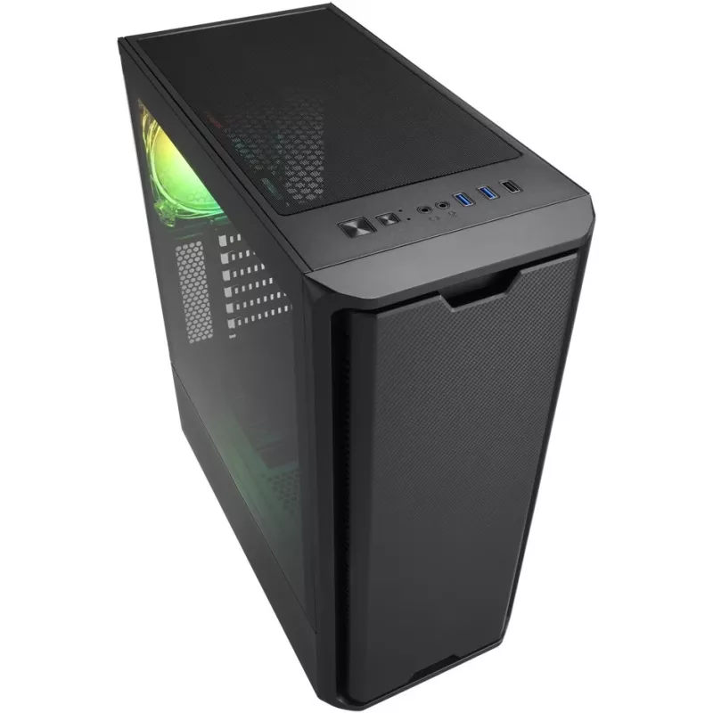 Sharkoon SK3 RGB Midi Tower korpuss melns