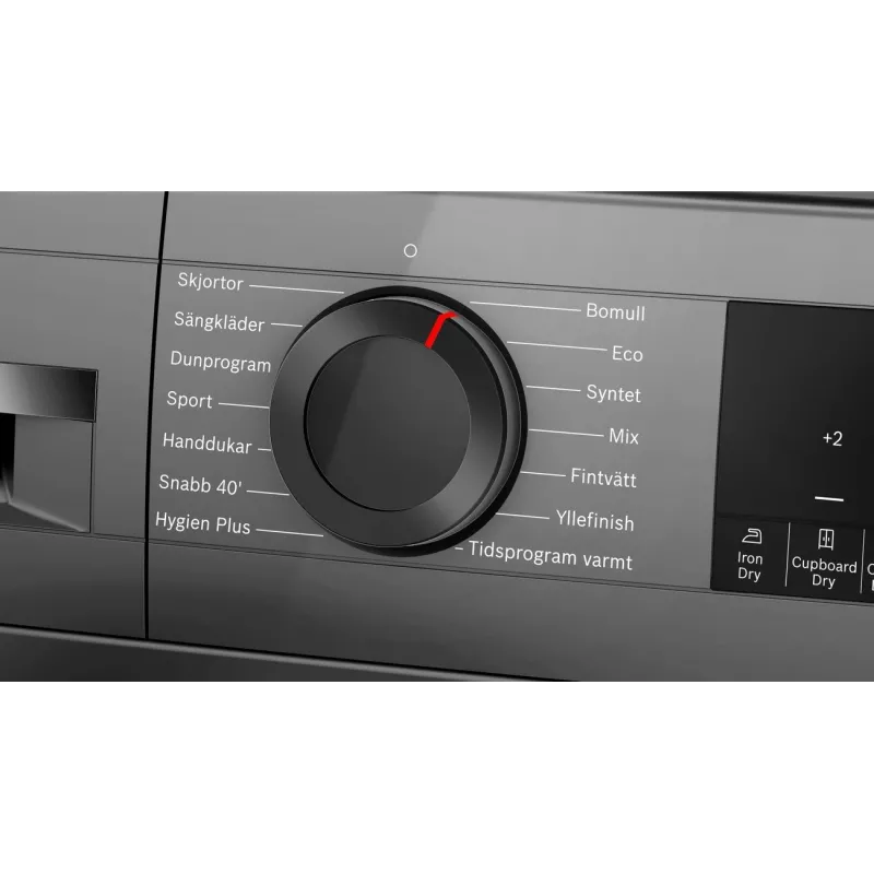 Bosch WQG245DXSN Siltumsūkņa žāvētājs 9 kg
