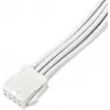 SilverStone SST-PP07E-PCI8W-V2 PCIe 8 kontaktu (6+2) barošanas pagarinātājs, balts