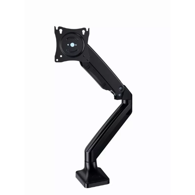 Monitora stiprinājums GEMBIRD MA-DA1-03 17–35 collu ekrāniem, 10 kg, VESA 75x75–100x100, skava/caurums, melns