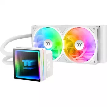 Viss-vienā CPU šķidruma dzesētājs THERMALTAKE TH240-S V3 ARGB Sync Snow Edition, 240mm radiators