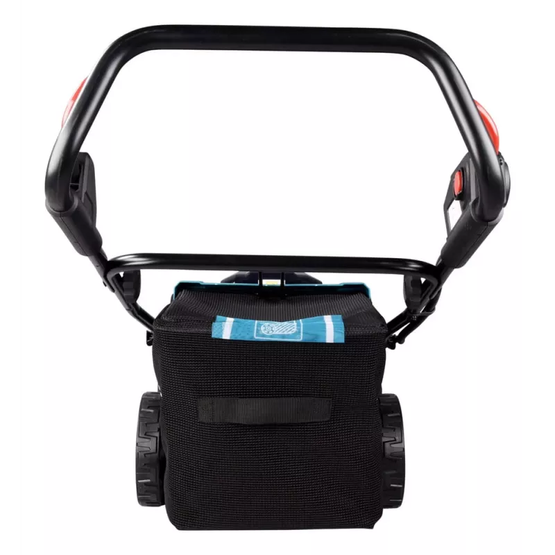 Makita DLM480Z zāles pļāvējs Stūmējzāģis Akumulatora Melns, Tirkīzzils